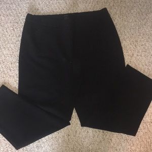 Ann Taylor Black Pants Size 14 Elastic Waist